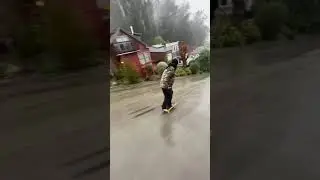 Crazy Hill Bomb in the Rain!!! [Original Video]