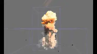 Maya fluid explosion practice