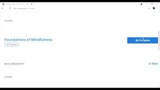 Foundations of Mindfulness|| Moocs Course, All quiz answers & Assignment.