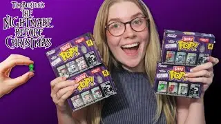 Disney The Nightmare Before Christmas Funko Bitty Pop COMPLETE COLLECTION UNBOXING!