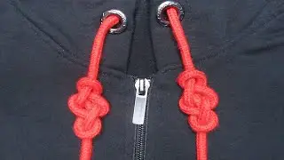 Ave Craft: How to Tie Hoodie Strings for beginners. Easy instructions for tying hoodie knots.