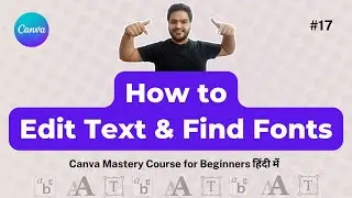 Text Options in Canva | Typography in Canva | Canva Tutorial in Hindi for Beginners 17