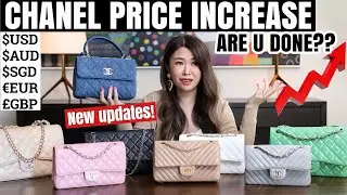 CHANEL PRICE INCREASE - NEW UPDATES NOV 2021 😱 ARE U DONE?? Price Lists in USD, AUD, SGD, EUR, GBP