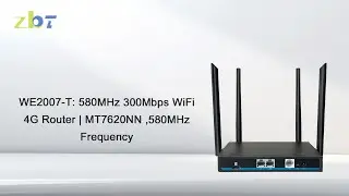 WE2007-T: 580MHz 300Mbps WiFi 4G Router | MT7620NN ,580MHz Frequency