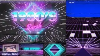 Free download template Videohive 11543452 1980's Rush Template