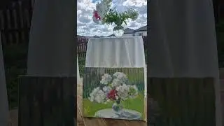 Солнечный этюд с флоксами