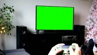 green screen - sedang main game