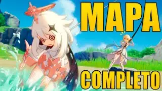 MAPA COMPLETO com todos segredos, materiais e Baús - Genshin Impact [Tutorial PT-BR]