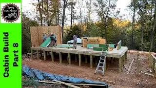 Cabin Build Part 12 - SIP Wall Panels Installation - Eco Panels of Tennessee