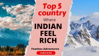 Top 5 Country's Where Indian Feel Rich || Top 5 || 4KUHD #top5 #country #4k  @fearlessadventures1603