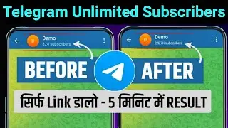 How to Increase Telegram Subscribers | Telegram Subscribers kaise badhaye |
