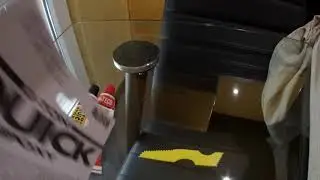 How to glue an iron leg to a glass table