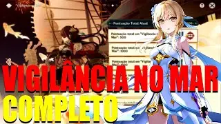 GENSHIN IMPACT EVENTO VIGILÂNCIA NO MAR COMPLETO FESTIVAL DAS LANTERNAS EM LIYUE