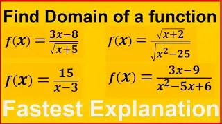 Domain of a function