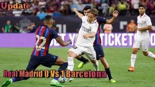 Real Madrid Vs Barcelona 0-1 Hightligts | Pre-Season 2022