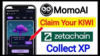 MomoAI Claim your Kiwi || Zetachain Airdrop Round 2 || Complete Task & Collect XP