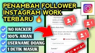 BERHASIL🔥 CARA TAMBAH FOLLOWER INSTAGRAM TANPA AKUN TUMBAL | TERBARU 2023
