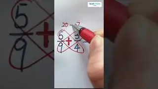Butterfly Method of Adding Fractions | Fractions Trick