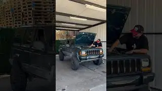 Repairing custom jeep cherokee. @alejandrohurtado9686  #jeepcherokee #lostoys #viralshort