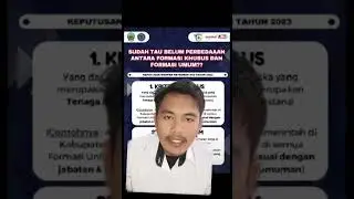 sudah tahu belum perbedaan formasi khusus dan umum Seleksi PPPK Tahun 2023