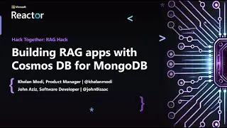 Building RAG apps with Cosmos DB for MongoDB
