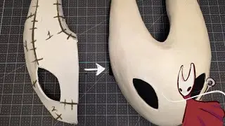 Pattern Making for Cosplay - Hornet Mask Pattern! (Hollow Knight)