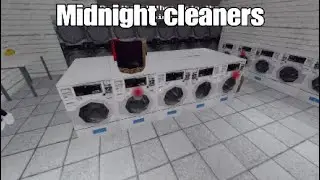 Cleaning at Midnight in Roblox