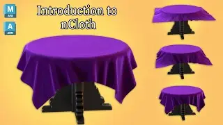 Intro to nCloth Dynamics in Autodesk Maya | nCloth simulation | #simulation #maya #3dmodels #3d