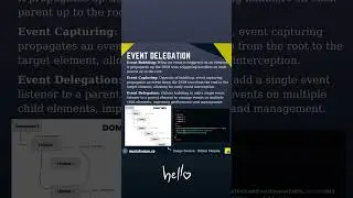 Javascript, Event Delegation #javascript