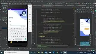Android Login and Register screen Material UI Design | Android Studio Tutorials