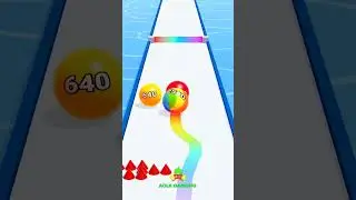 Ball Run 2560 Gameplay Level 1