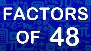 Factors of 48 / prime factors of 48 / #maths #factors # publicmaths