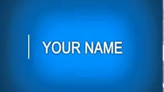 Free After Effects Intro  - Free 2d Intro - Simple Blue Intro