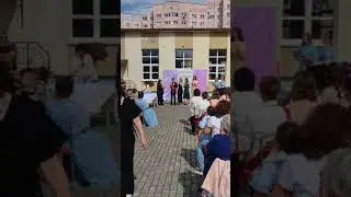 Сын Саша получает аттестат. Гродно. 14 июня.