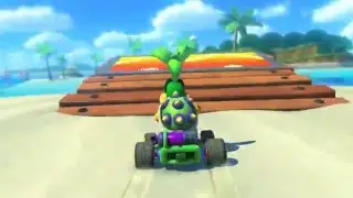 Iggy Rides Around The Beach (Mario Kart 8)