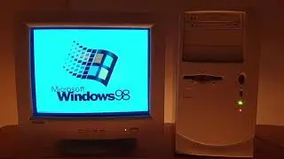 Windows 98 PC startup in 2021 (Nostwave.com)