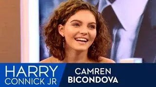 Camren Bicondova's First On Camera Kiss On Set