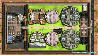 Prison Architect A15c: Circular Design Prison Operational Timelapse