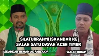 silaturrahmi iskandar usman al farlaky di salah  satu dayah aceh timur