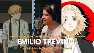 EMILIO  TREVIÑO: Actor de Voz de MIKEY, DENJI, MILES MORALES en La CONCO  SEP 2023 | Vision Toon