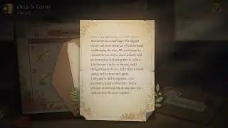 To My Dear Friend (Part 5) - Identity V Autumn Letter Event