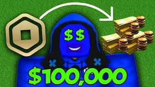 Turning $1 into $100,000 Robux in 24 Hours (Pls Donate 💰)