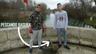 PESCANDO BASURA con SÚPER IMÁN *en el RÍO*