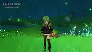 NEW Dendro Character COLLEI IDLE ANIMATION 2 (Genshin Impact 2.8 Sumeru Leaks)