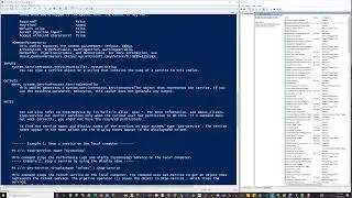 Using PowerShell to Control System Services
