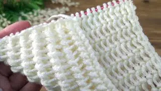 Çift taraflı Tunus işi mevsimlik örgü modeli 🤗