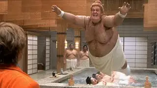 Austin Powers In Goldmember: The ultimate wire fightin' manoeuvre.