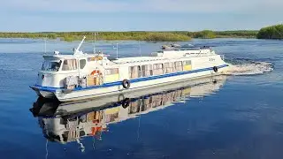 Ferry Trip from Laryak to Okhteurskaya Crossing | Zarya-304 Ferry