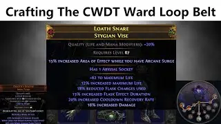 HOW TO CRAFT THE BiS BELTS FOR CWDT WARD LOOP BUILDS