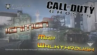 Ignition (MW2 Scrapyard Remake) || CoD Ghosts || Onslaught DLC Map Pack Walkthrough/Tour/Layout